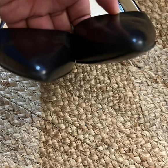 Ralph Lauren Double RL Black Heels Elegant Pointed-Toe Pumps - Picture 11 of 12